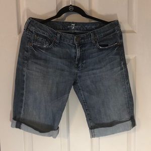 7 For All Mankind Dojo Bermuda shorts size 29